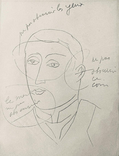 Henri Matisse, Composition, Dessins De Matisse, Hommage N2, Lithograph