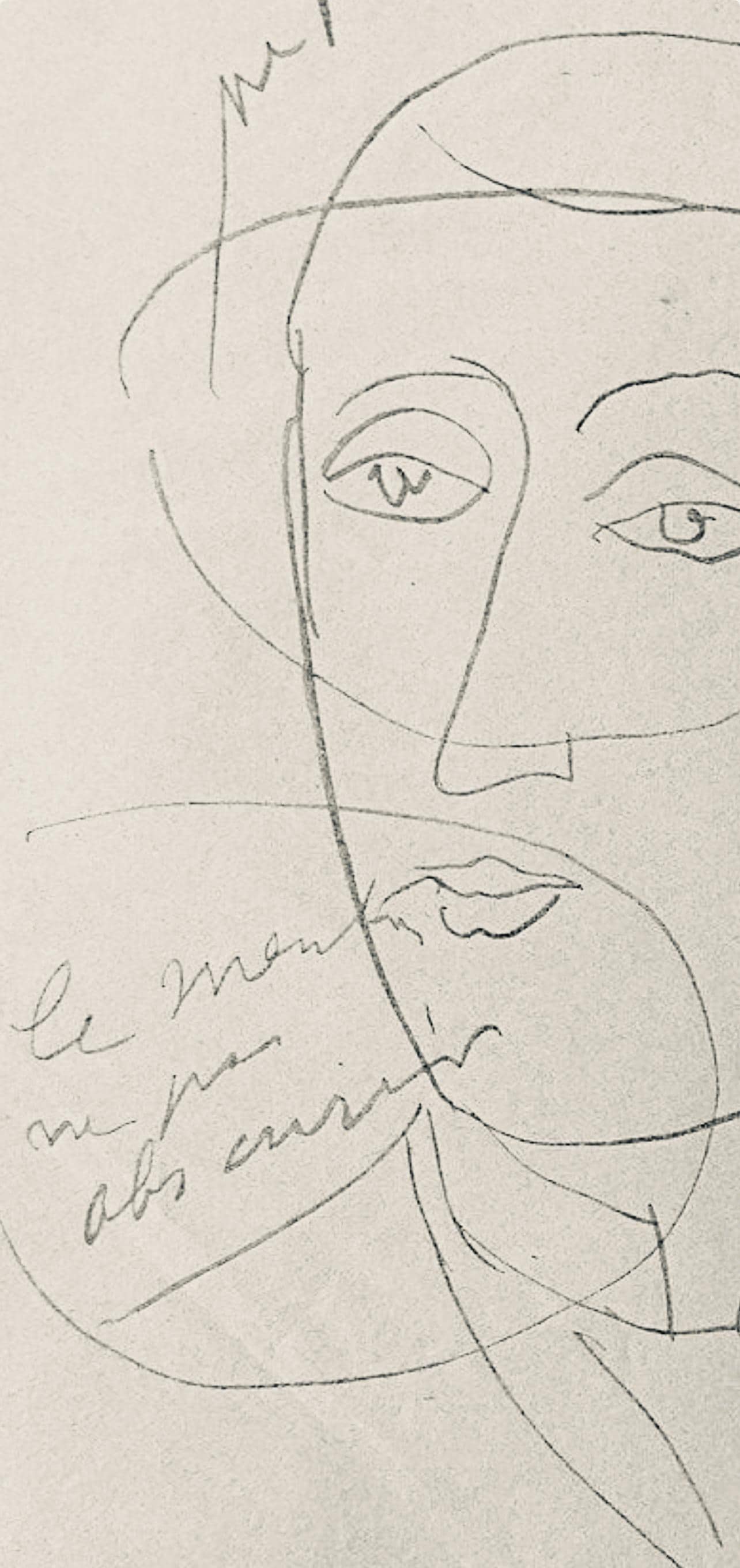 Henri Matisse, Composition, Dessins De Matisse, Hommage N2, Lithograph