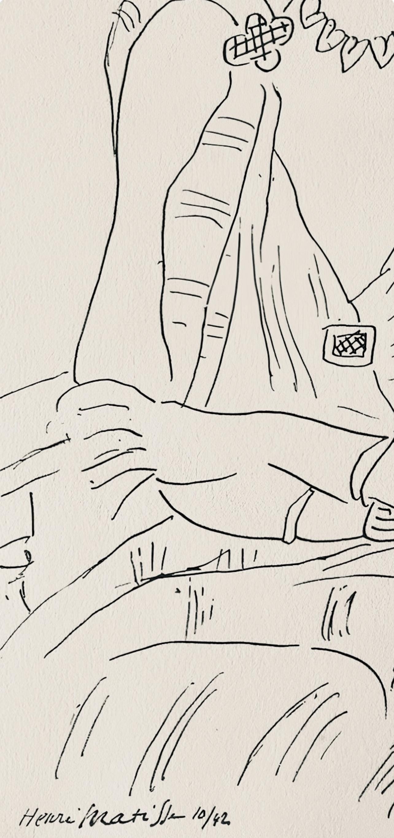 Henri Matisse, Composition, Dessins De Matisse, Hommage N2, Lithograph