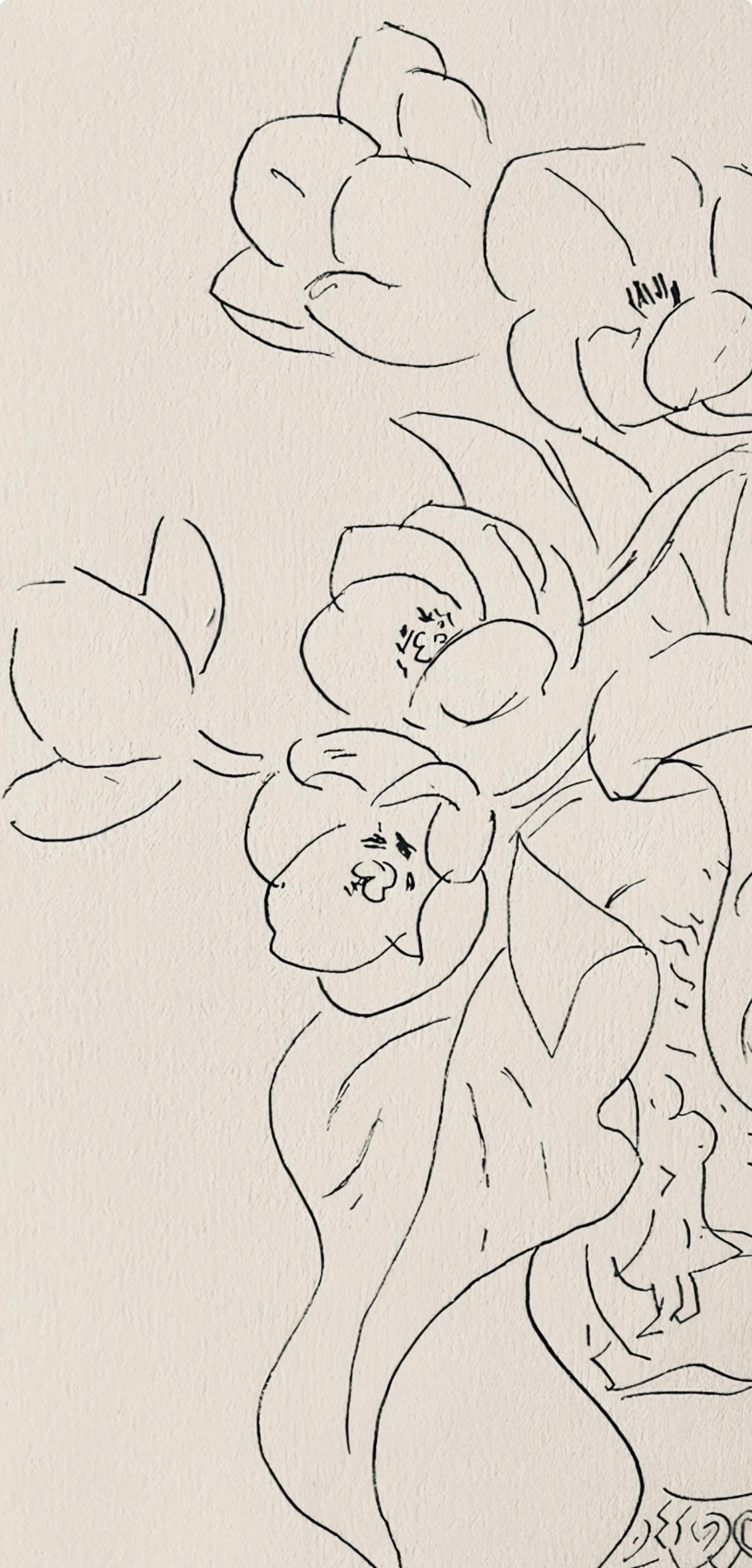 Henri Matisse, Composition, Dessins De Matisse, Hommage N2, Lithograph