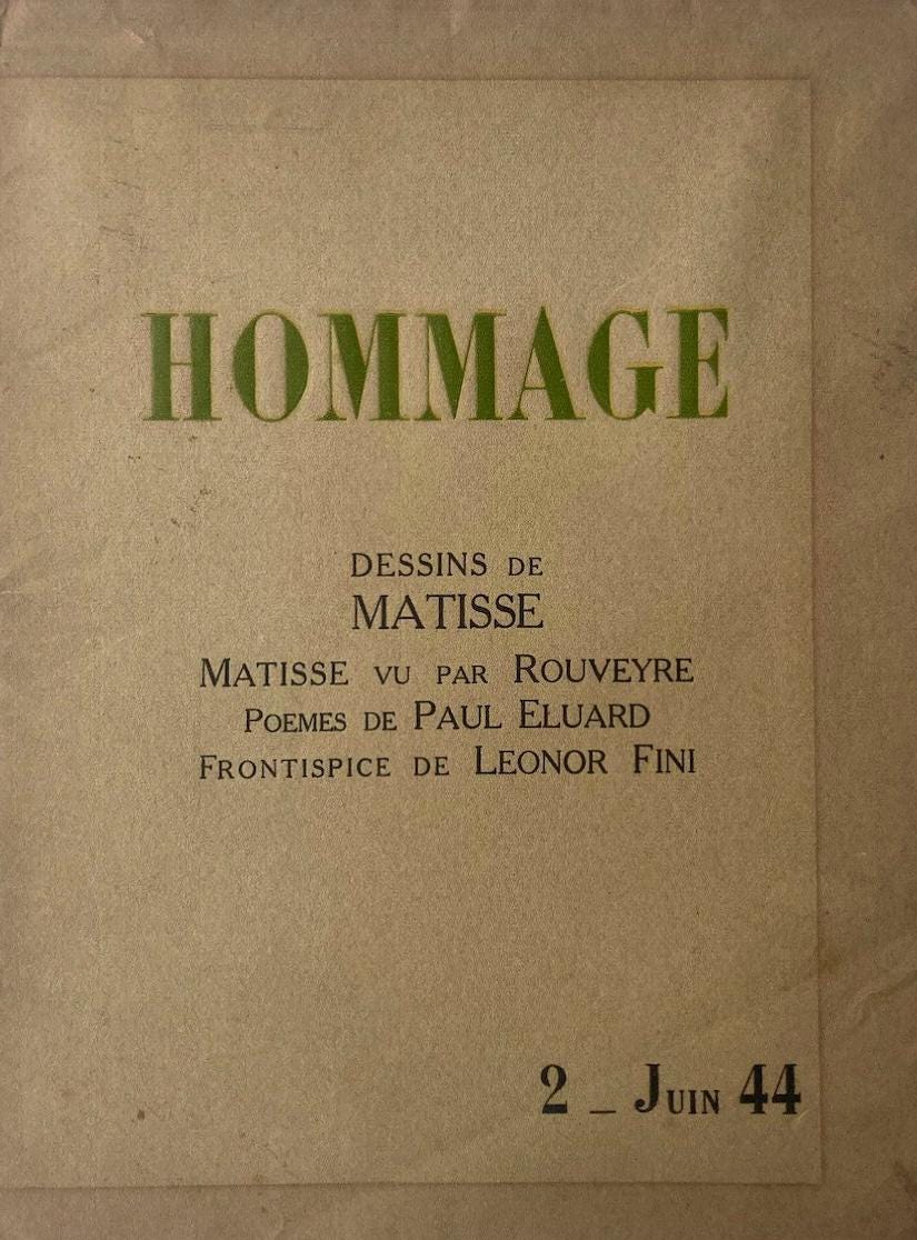 Henri Matisse, Composition, Dessins De Matisse, Hommage N2, Lithograph