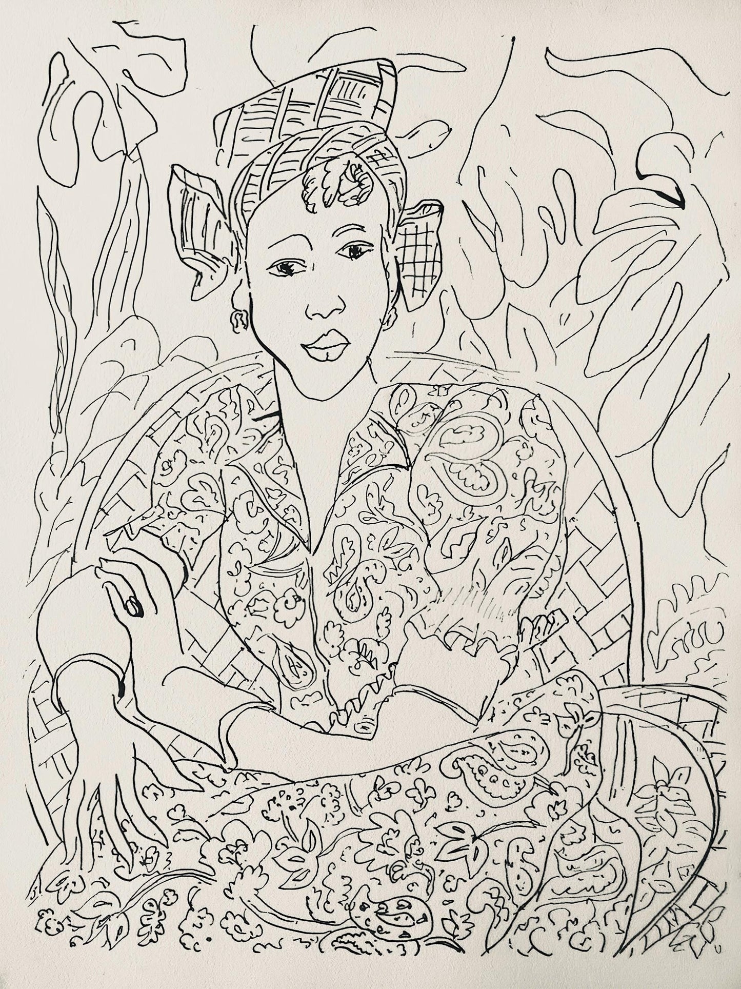 Henri Matisse, Composition, Dessins De Matisse, Hommage N2, Lithograph