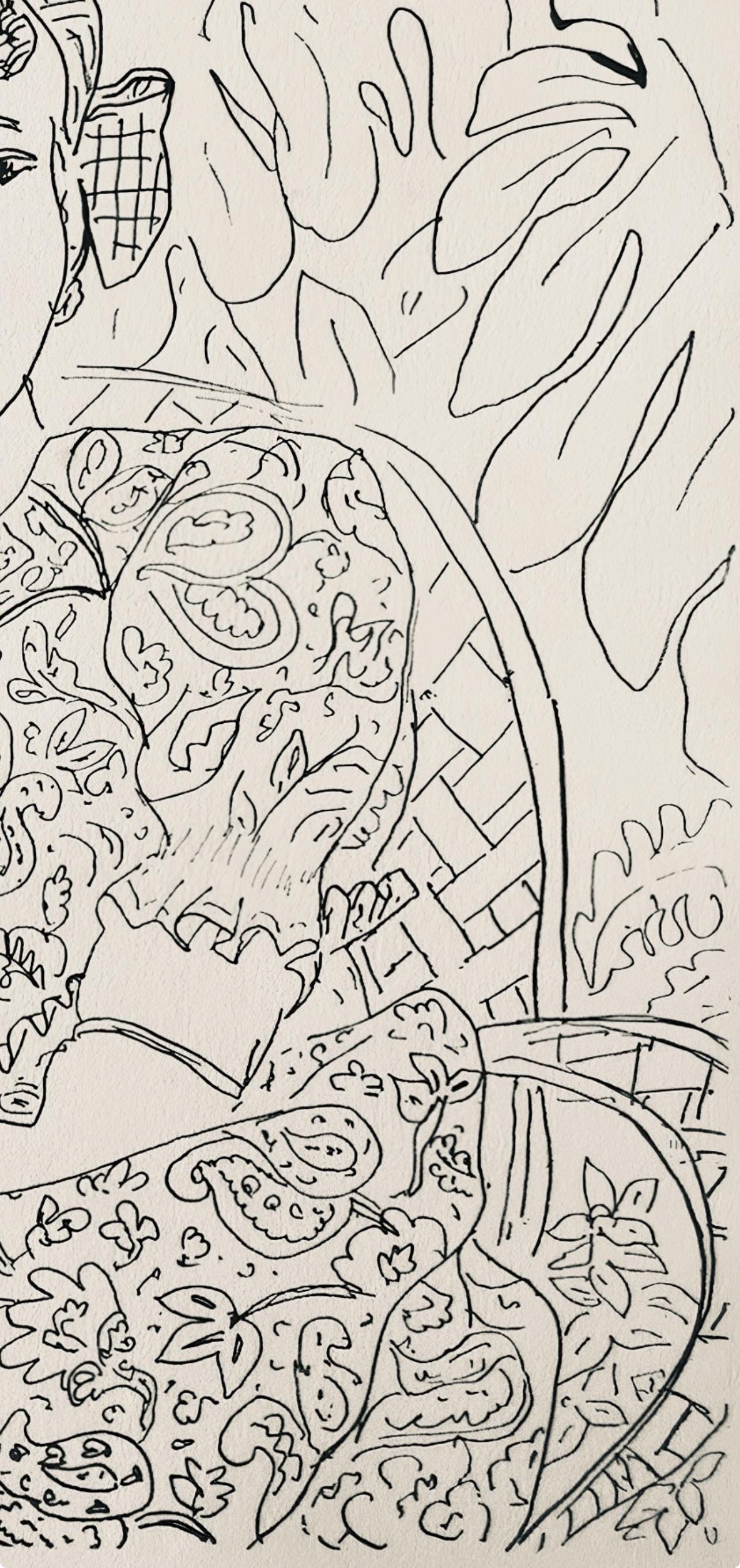 Henri Matisse, Composition, Dessins De Matisse, Hommage N2, Lithograph