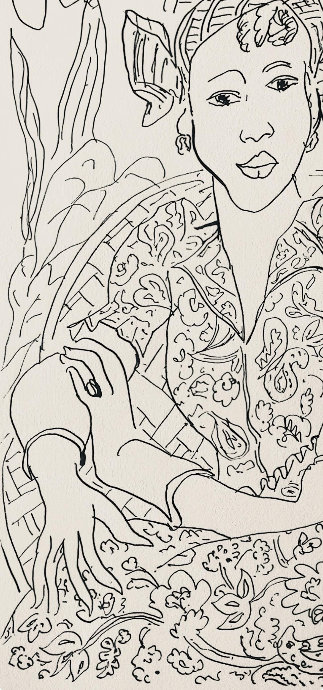 Henri Matisse, Composition, Dessins De Matisse, Hommage N2, Lithograph