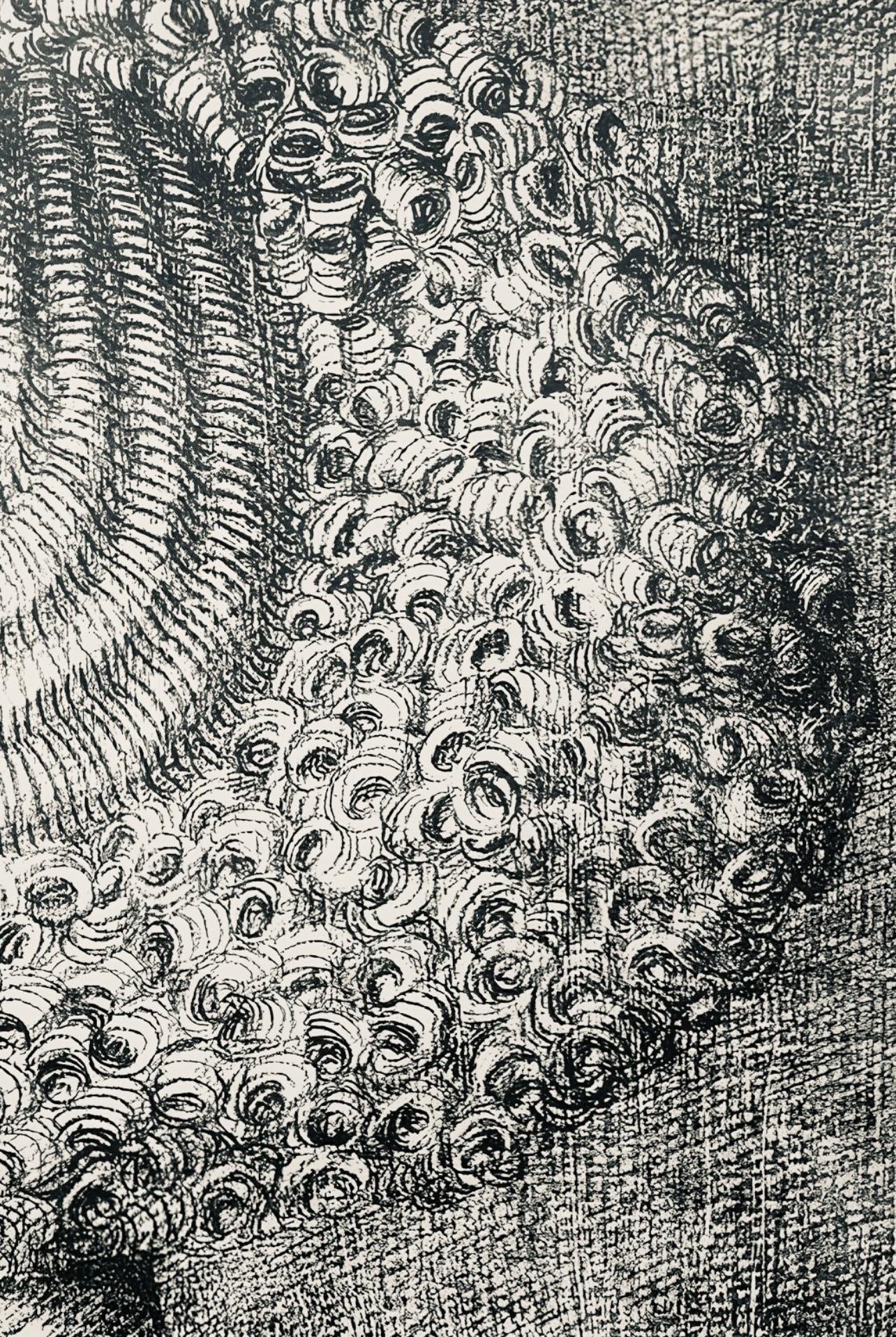 Domenico Gnoli, Composition, Suites N9, Lithograph