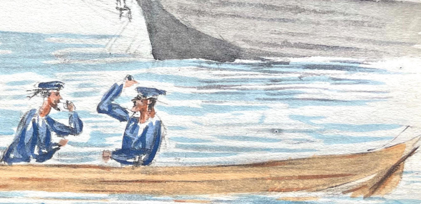 Lithograph - Henri de Toulouse-Lautrec - Composition - Toulouse-Lautrec - Album De Marine