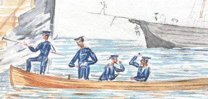 Lithograph - Henri de Toulouse-Lautrec - Composition - Toulouse-Lautrec - Album De Marine