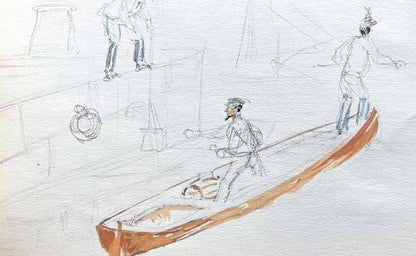 Henri De Toulouse-Lautrec, Composition, Toulouse-Lautrec, Album De Marine, Lithograph