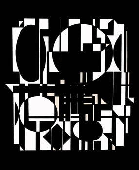 Victor Vasarely, Composition, Linaires, Hliogravure