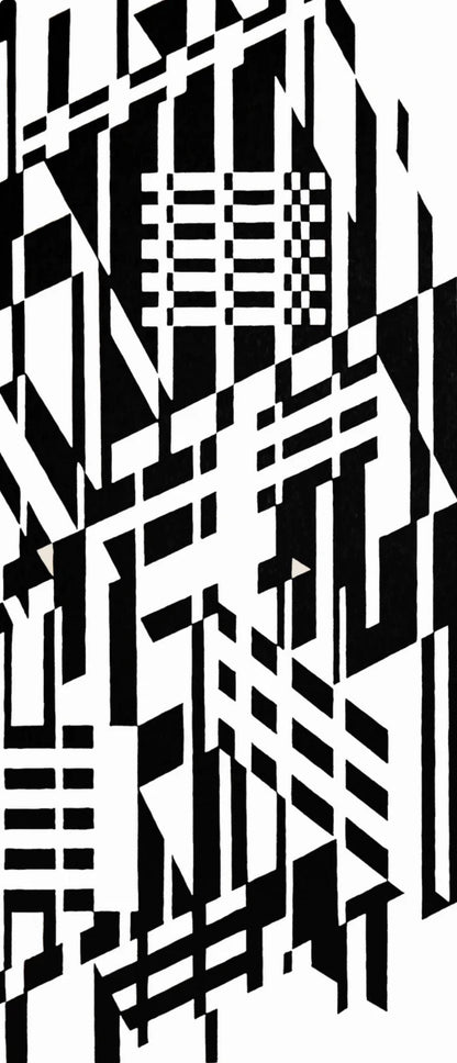 Victor Vasarely, Composition, Linaires, Hliogravure