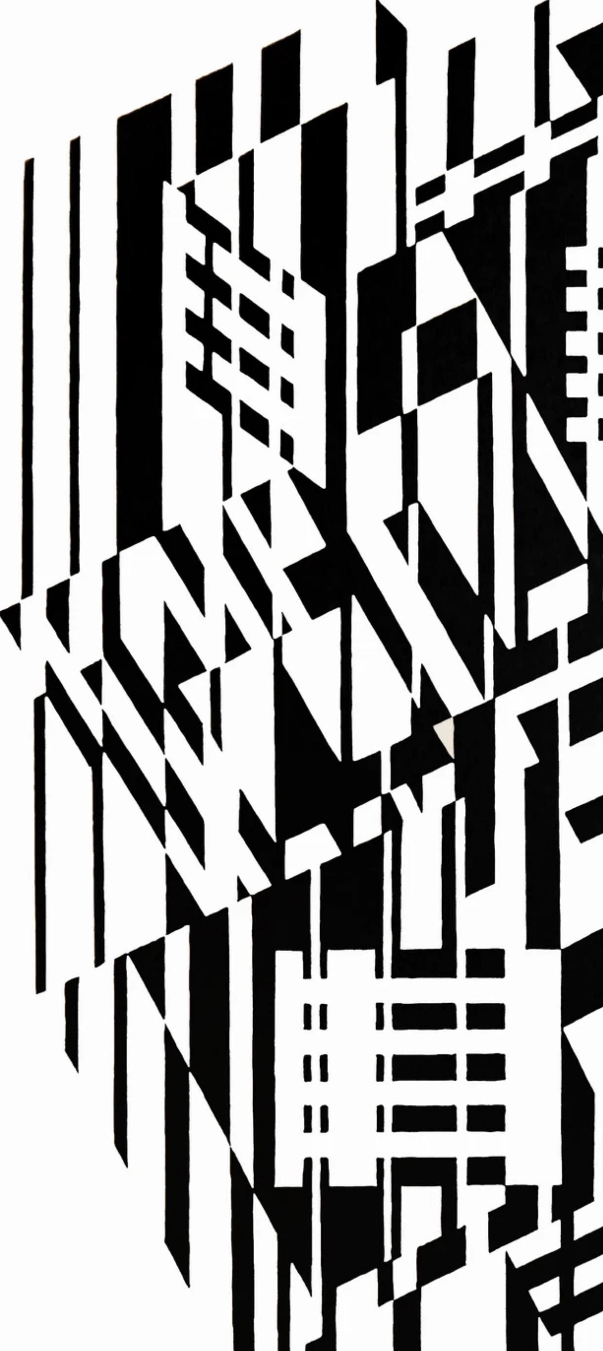 Victor Vasarely, Composition, Linaires, Hliogravure