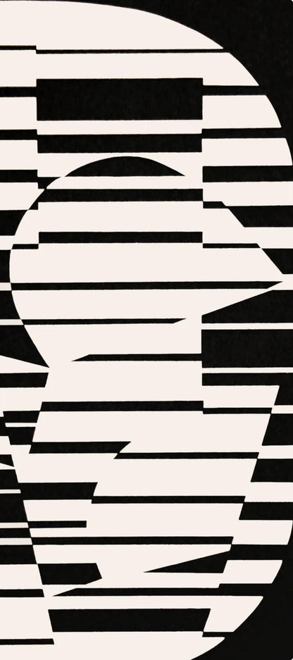 Victor Vasarely, Composition, Linaires, Hliogravure