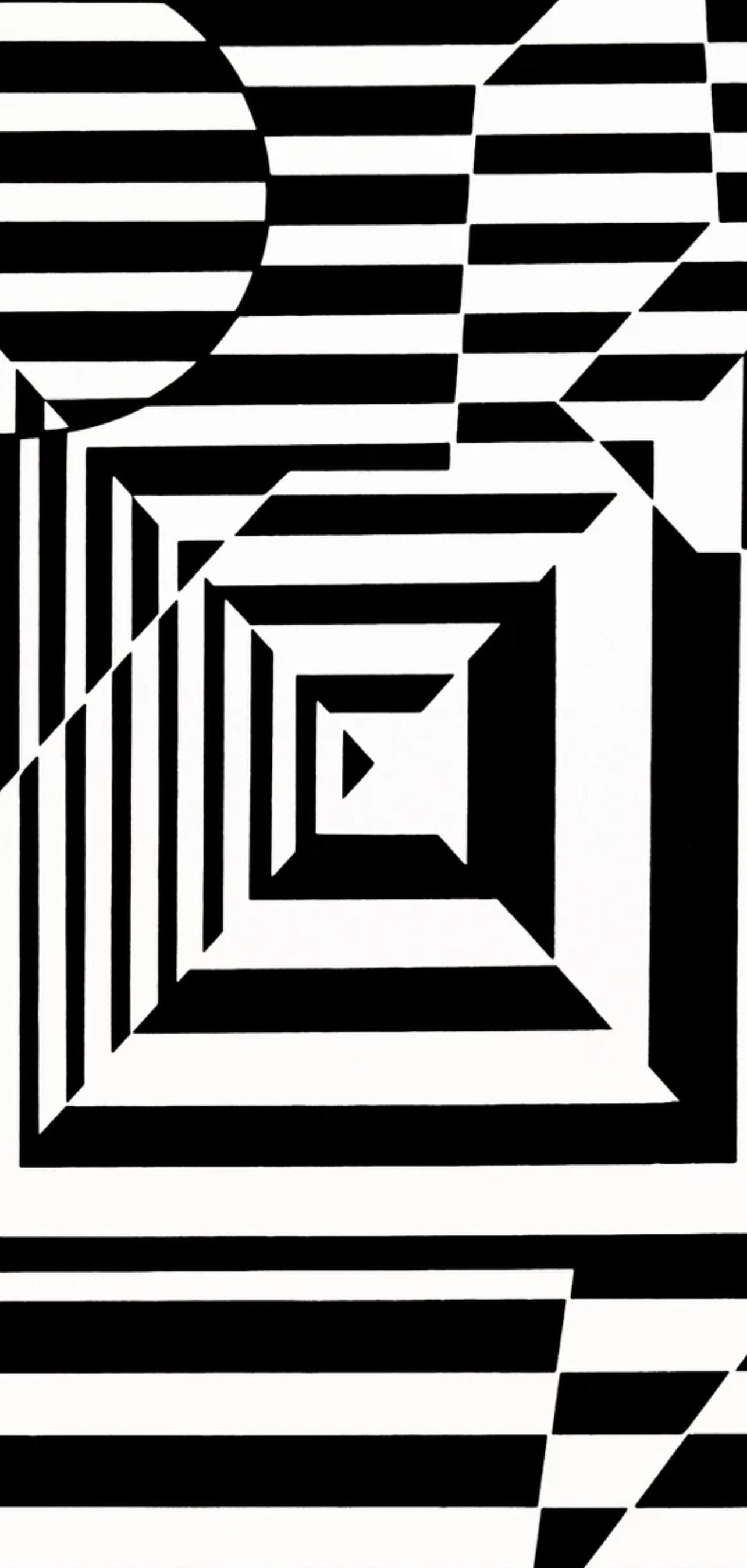 Victor Vasarely, Composition, Linaires, Hliogravure