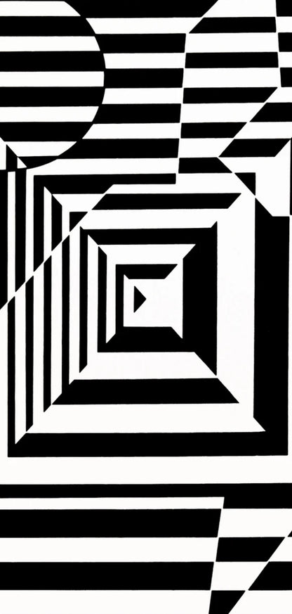 Victor Vasarely, Composition, Linaires, Hliogravure