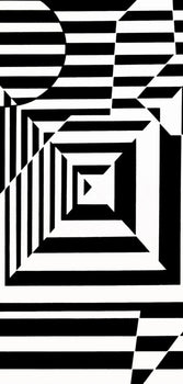 Victor Vasarely, Composition, Linaires, Hliogravure