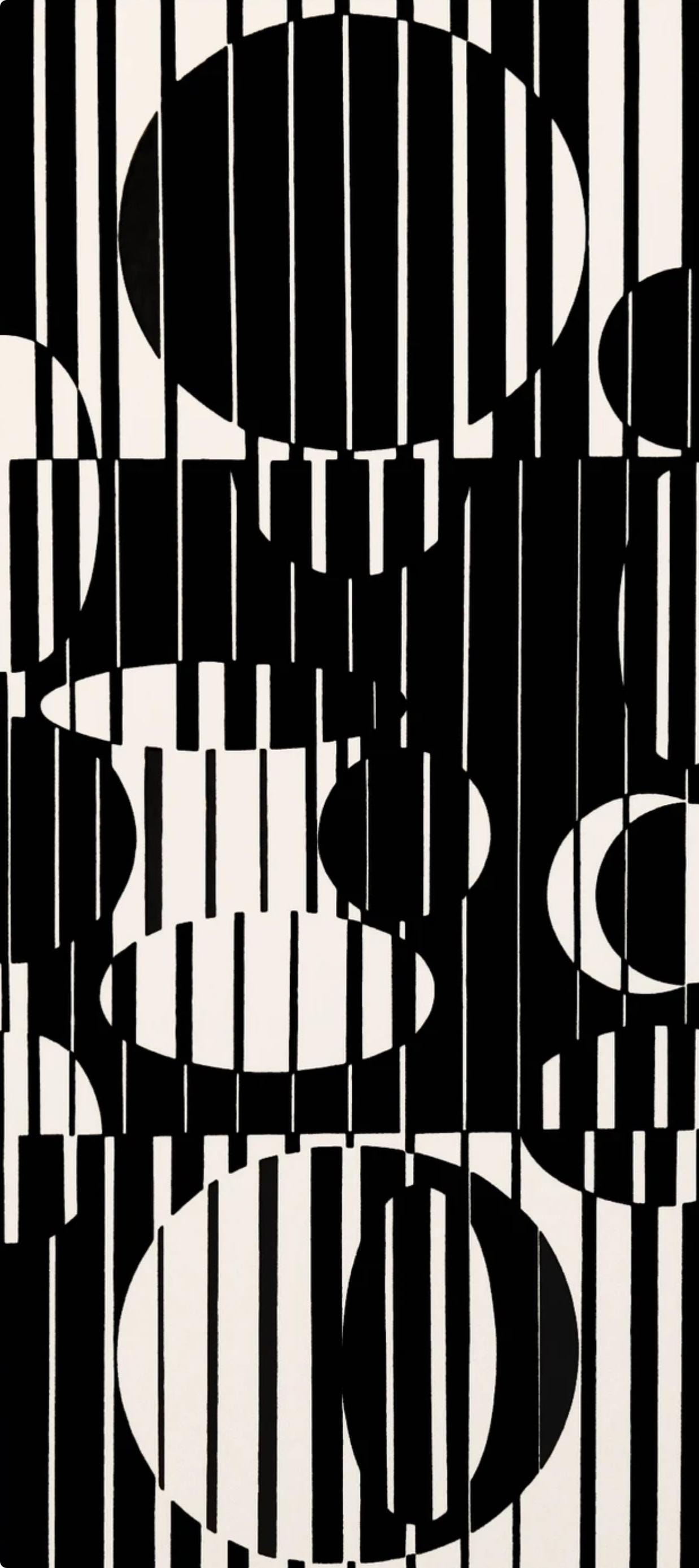 Victor Vasarely, Composition, Linaires, Hliogravure