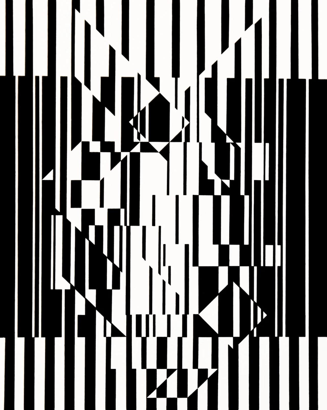 Victor Vasarely, Composition, Linaires, Hliogravure