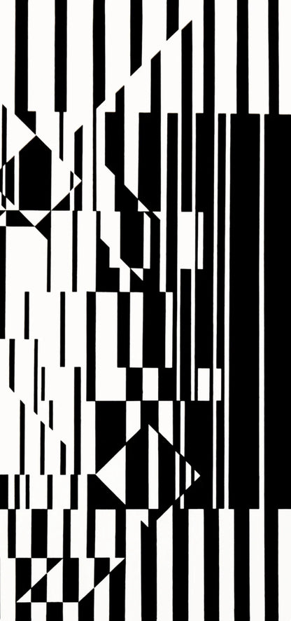 Victor Vasarely, Composition, Linaires, Hliogravure