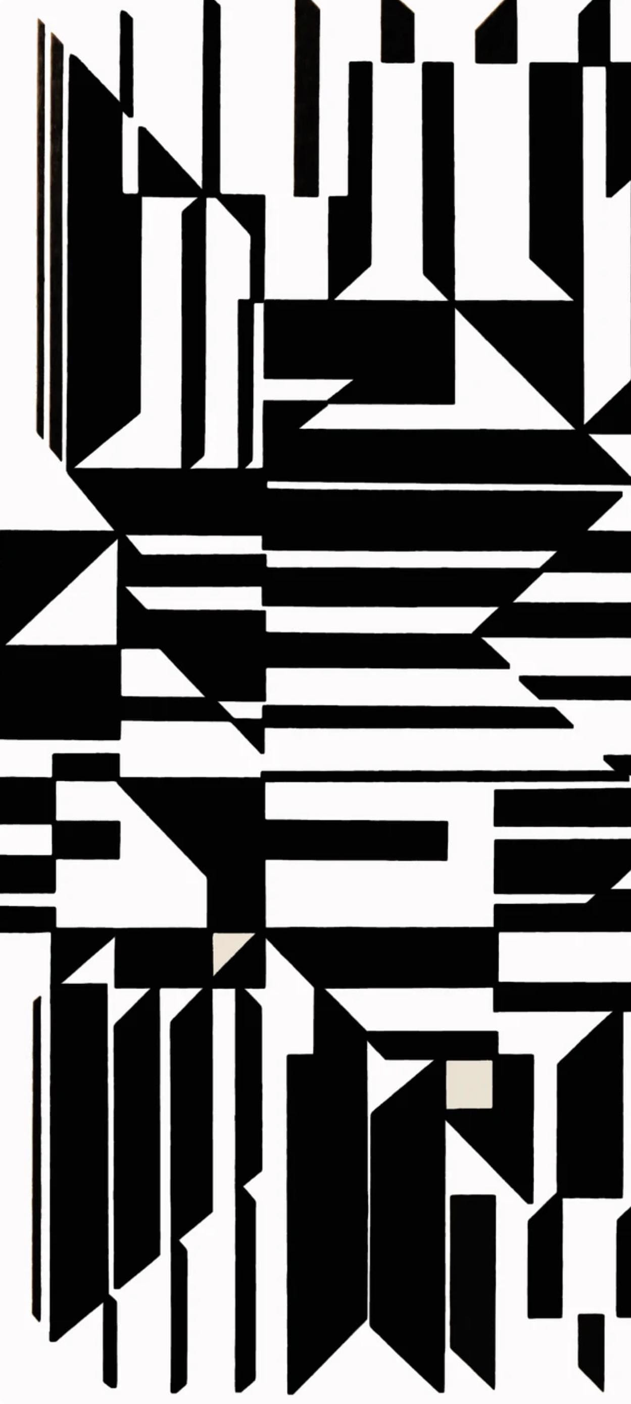 Victor Vasarely, Composition, Linaires, Hliogravure