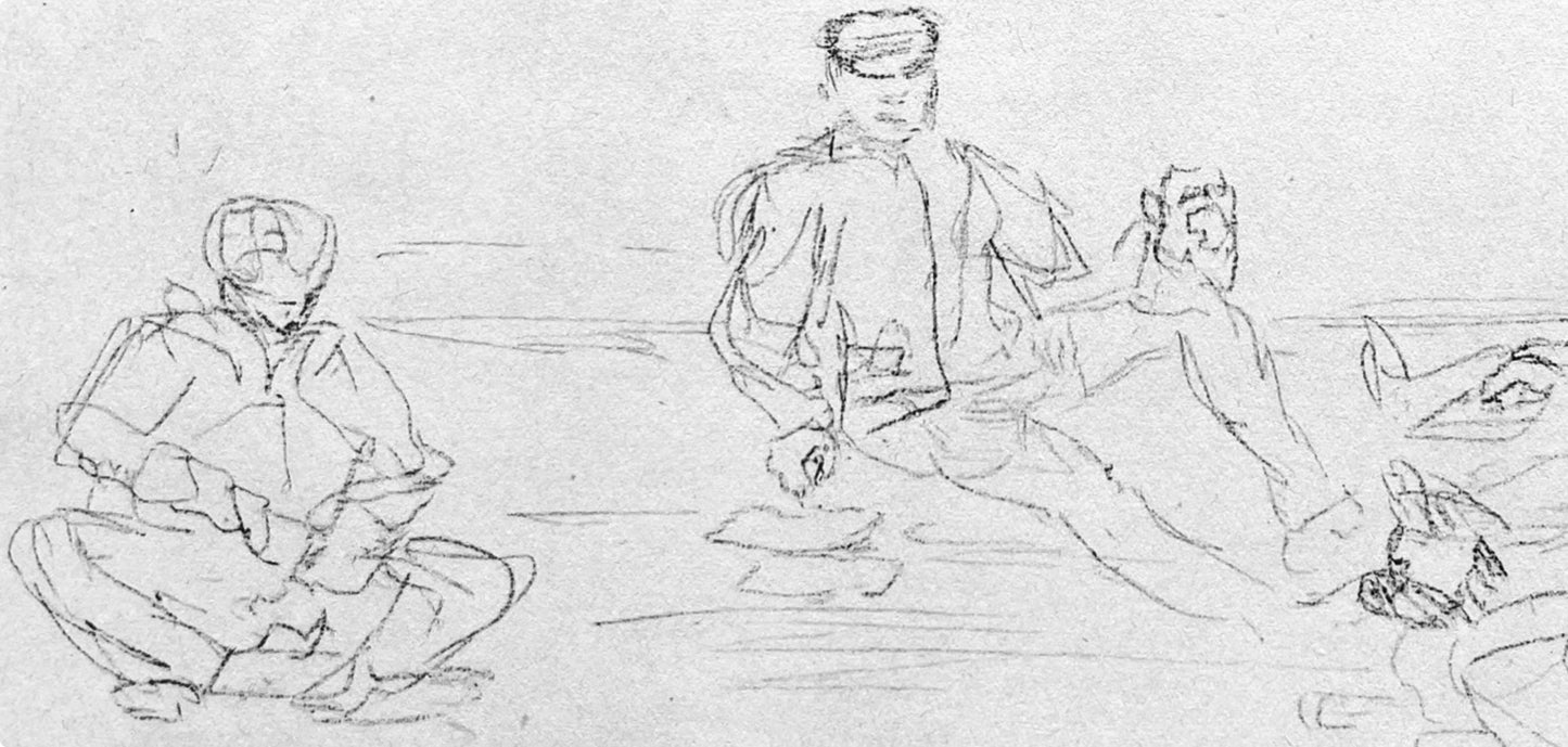 Henri De Toulouse-Lautrec, Composition, Toulouse-Lautrec, Album De Marine, Lithograph