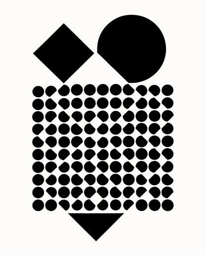 Victor Vasarely, Composition, Corpusculaires, Hliogravure