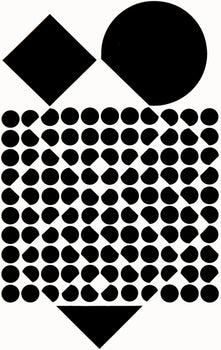 Victor Vasarely, Composition, Corpusculaires, Hliogravure