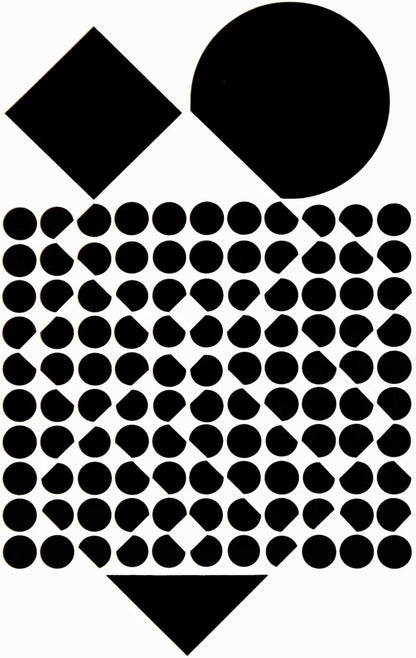 Victor Vasarely, Composition, Corpusculaires, Hliogravure