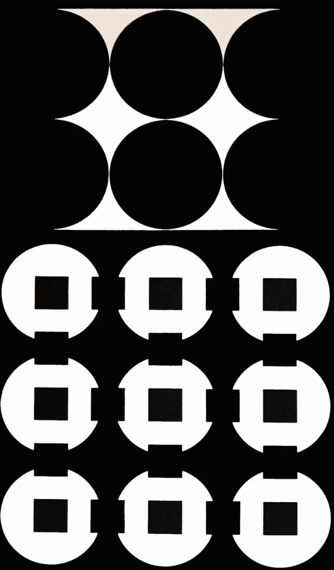 Victor Vasarely, Composition, Corpusculaires, Hliogravure
