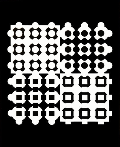 Victor Vasarely, Composition, Corpusculaires, Hliogravure