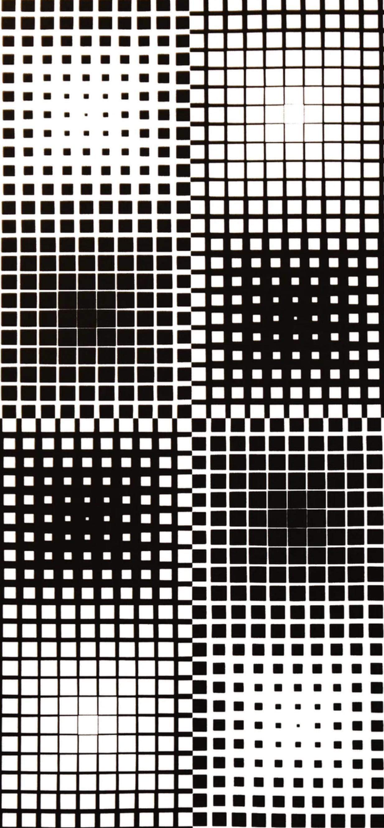 Victor Vasarely, Composition, Corpusculaires, Hliogravure