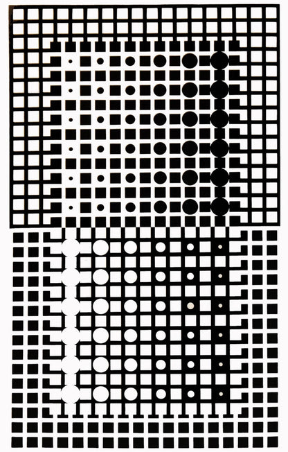 Victor Vasarely, Composition, Corpusculaires, Hliogravure