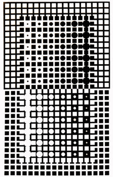 Victor Vasarely, Composition, Corpusculaires, Hliogravure