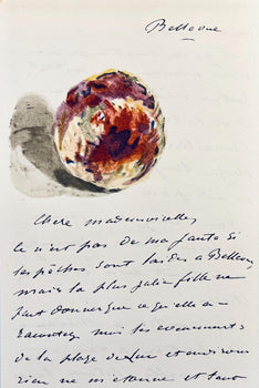 Douard Manet, Composition, Douard Manet, Letters With Aquarelles, Lithograph