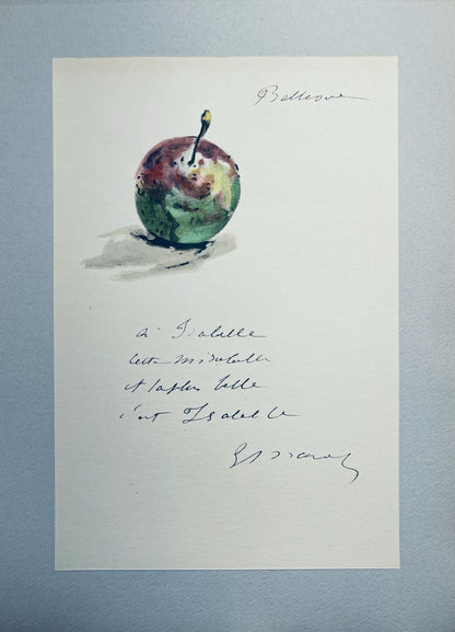 Douard Manet, Composition, Douard Manet, Letters With Aquarelles, Lithograph