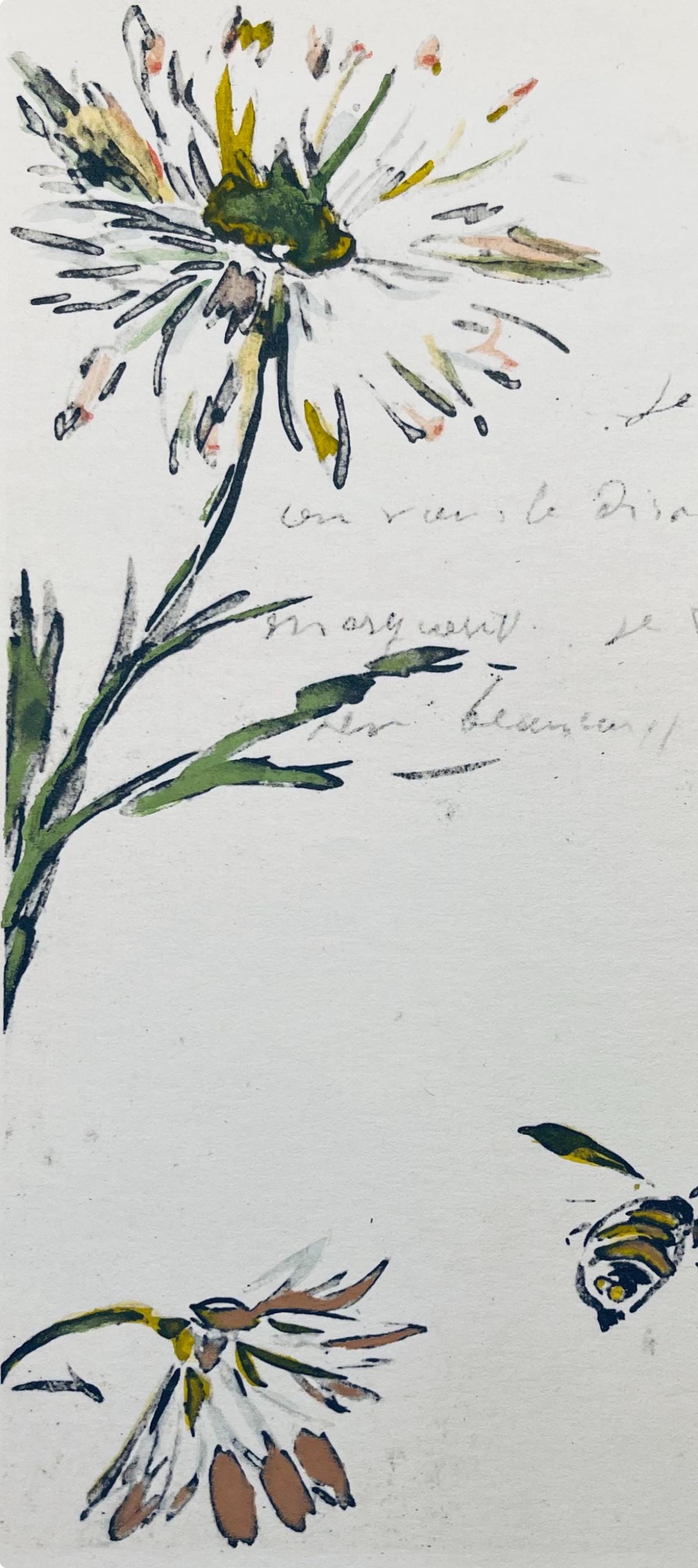 Douard Manet, Composition, Douard Manet, Letters With Aquarelles, Lithograph