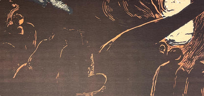 Paul Gauguin, The Devil Speaks (Mahna No Varua Ino), Gauguin, Woodcut