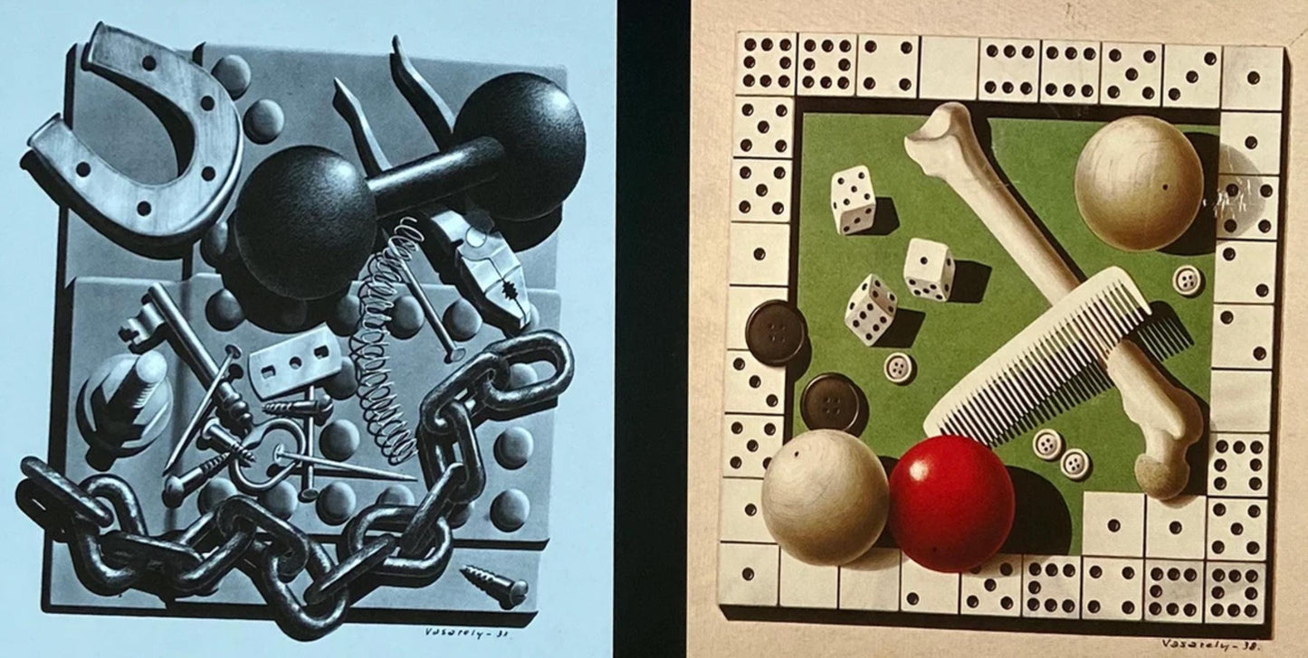 Victor Vasarely, Composition, Graphismes I, Hliogravure