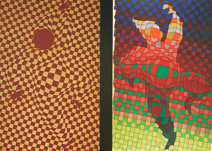 Victor Vasarely, Composition, Graphismes Ii, Hliogravure
