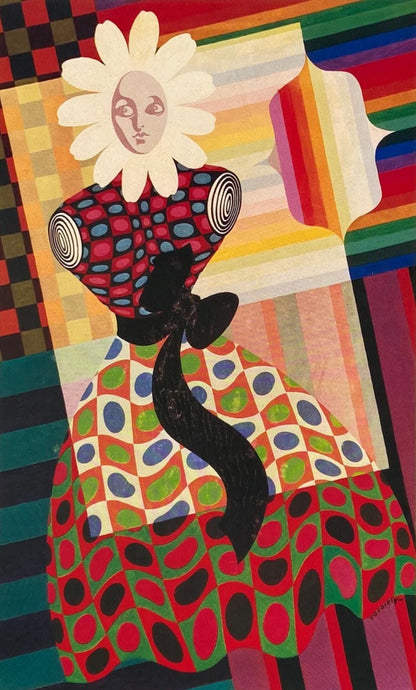 Victor Vasarely, Composition, Graphismes Ii, Hliogravure