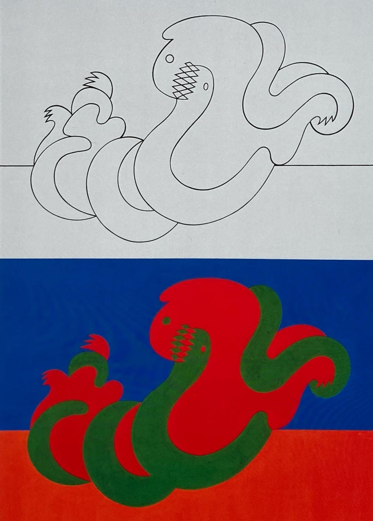 Victor Vasarely, Composition, Graphismes Iii, Hliogravure