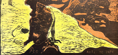 Paul Gauguin, Women At The River (Auti Te Pape), Woodcut