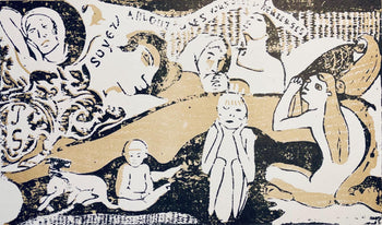 Paul Gauguin, Be In Love And You Will Be Happy, Woodcut
