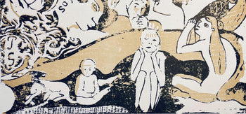 Paul Gauguin, Be In Love And You Will Be Happy, Woodcut