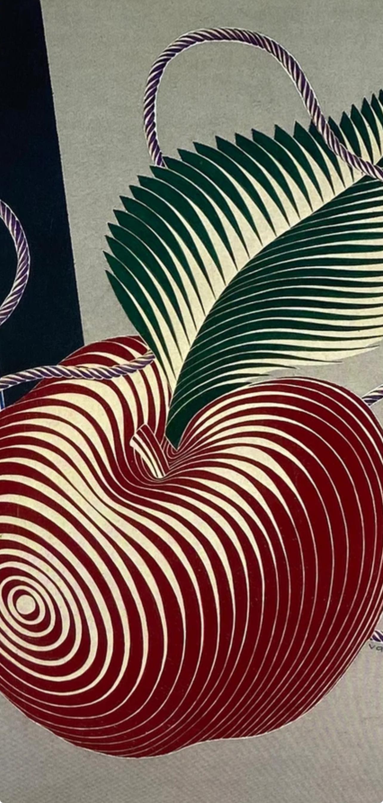 Victor Vasarely, Composition, Graphismes Iii, Hliogravure