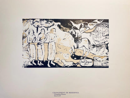 Paul Gauguin, Change Of Residence (Changement De Rsidence), Woodcut