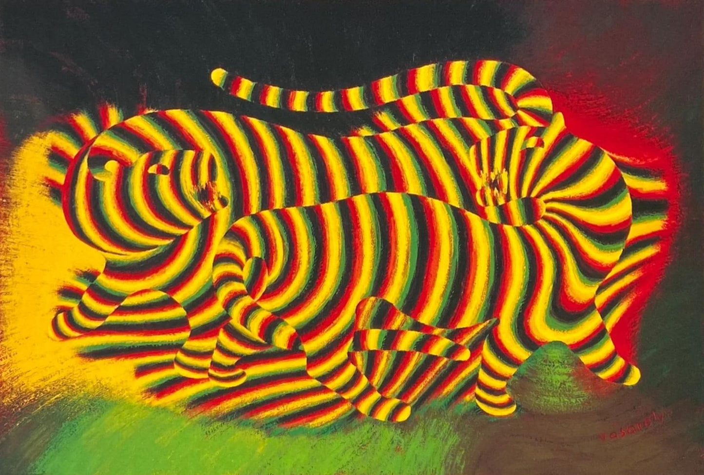 Victor Vasarely, Composition, Graphismes Iii, Hliogravure