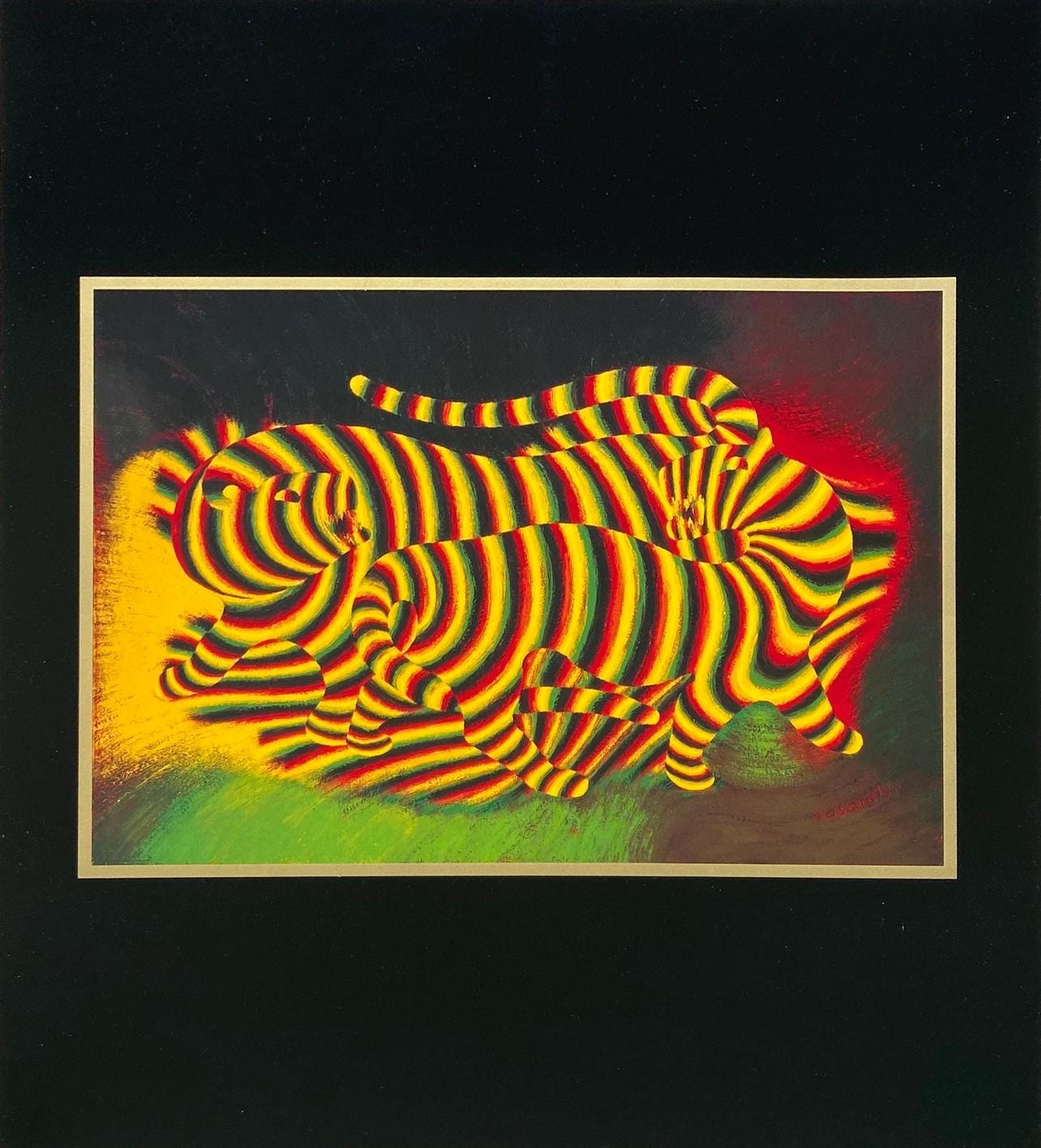 Victor Vasarely, Composition, Graphismes Iii, Hliogravure