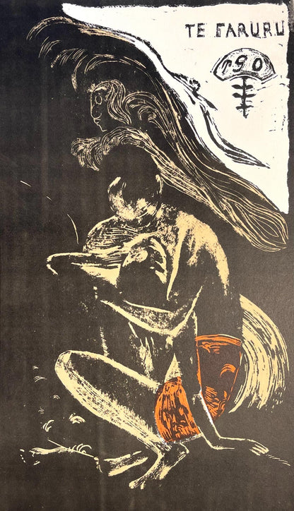 Paul Gauguin, Here We Make Love (Te Faruru), Woodcut