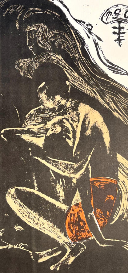 Paul Gauguin, Here We Make Love (Te Faruru), Woodcut