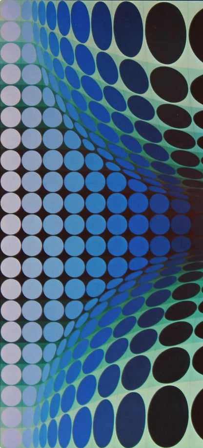 Victor Vasarely, Composition, Vega, Hliogravure